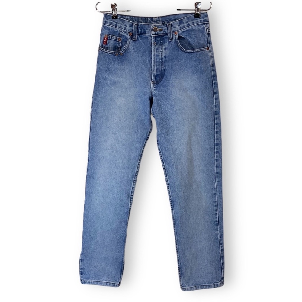 Vintage lei High Rise 100% Cotton Jeans Made in USA